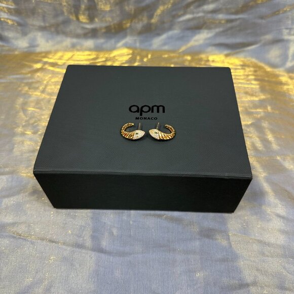 APM Monaco Kaa Gold Earrings - Picture 5 of 5